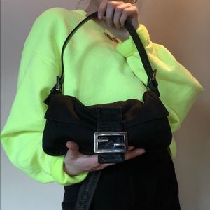 Authentic Fendi neoprene Baguette